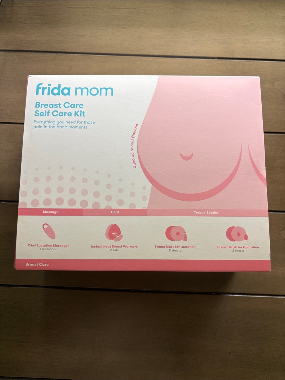 Frida Mom Pink Breast Care Self Care Kit